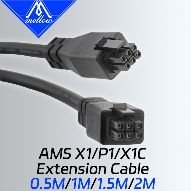 3D Printer Cable Chain - Mellow Premium 6-pin Extension Cable For