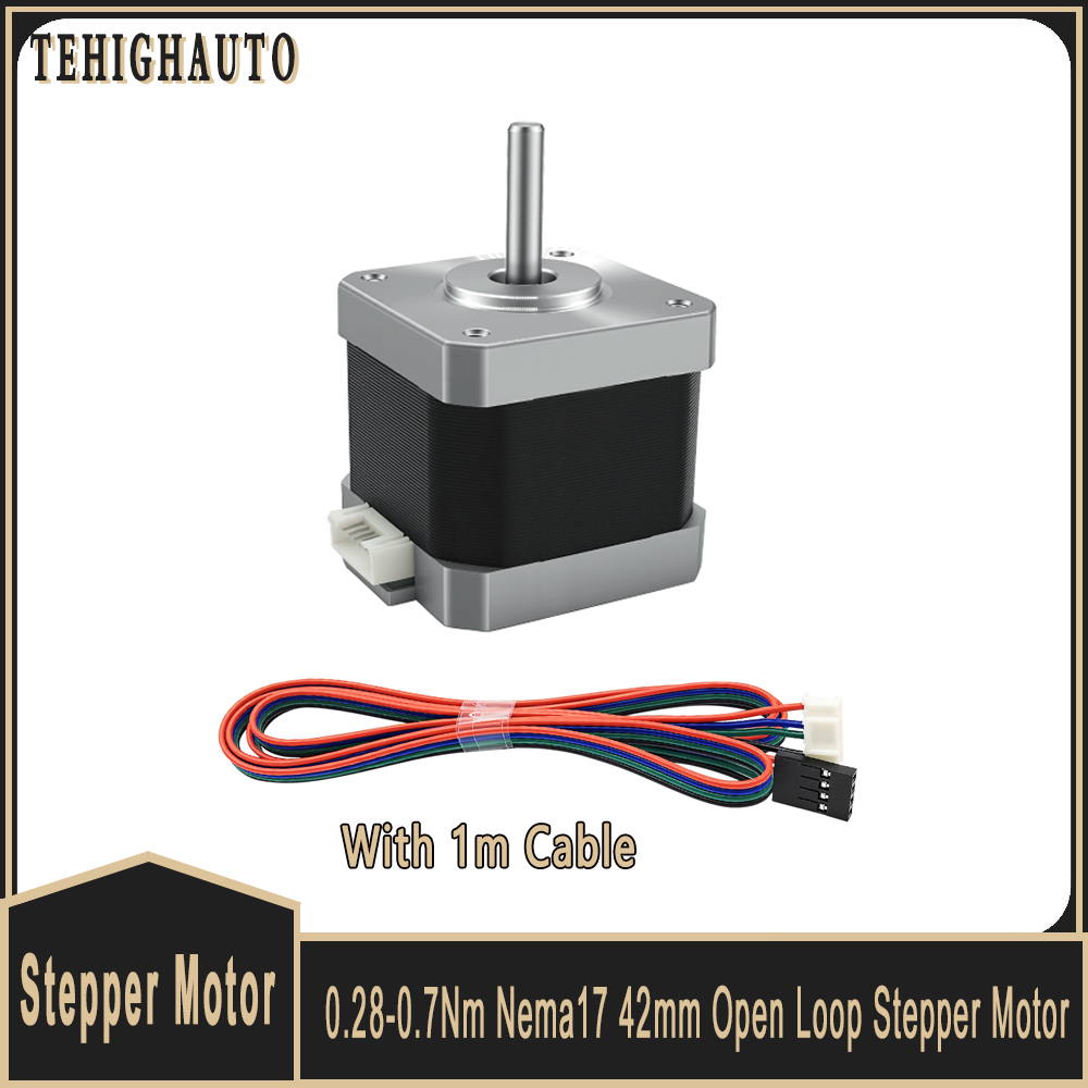 3D Printer Cable Chain - Nema 17 42mm Stepper Motor Open