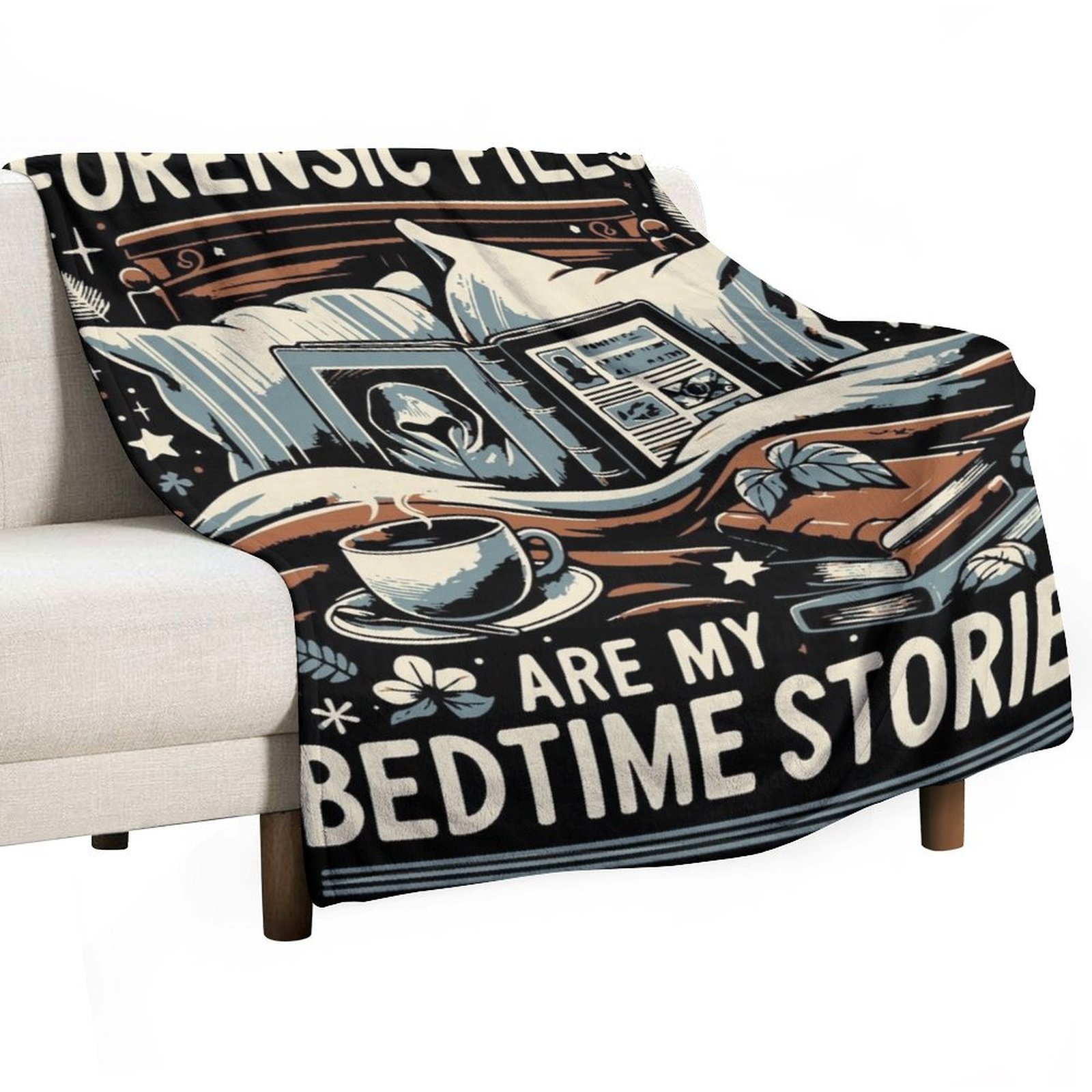 3D Printing File Free - Forensic Files Bedtime Stories Throw Blanket