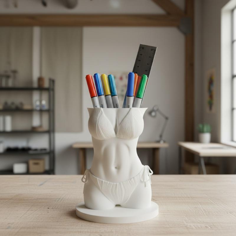 3D Printing Pen For Adults - Bikini Body Pen Holder 3D Printed
