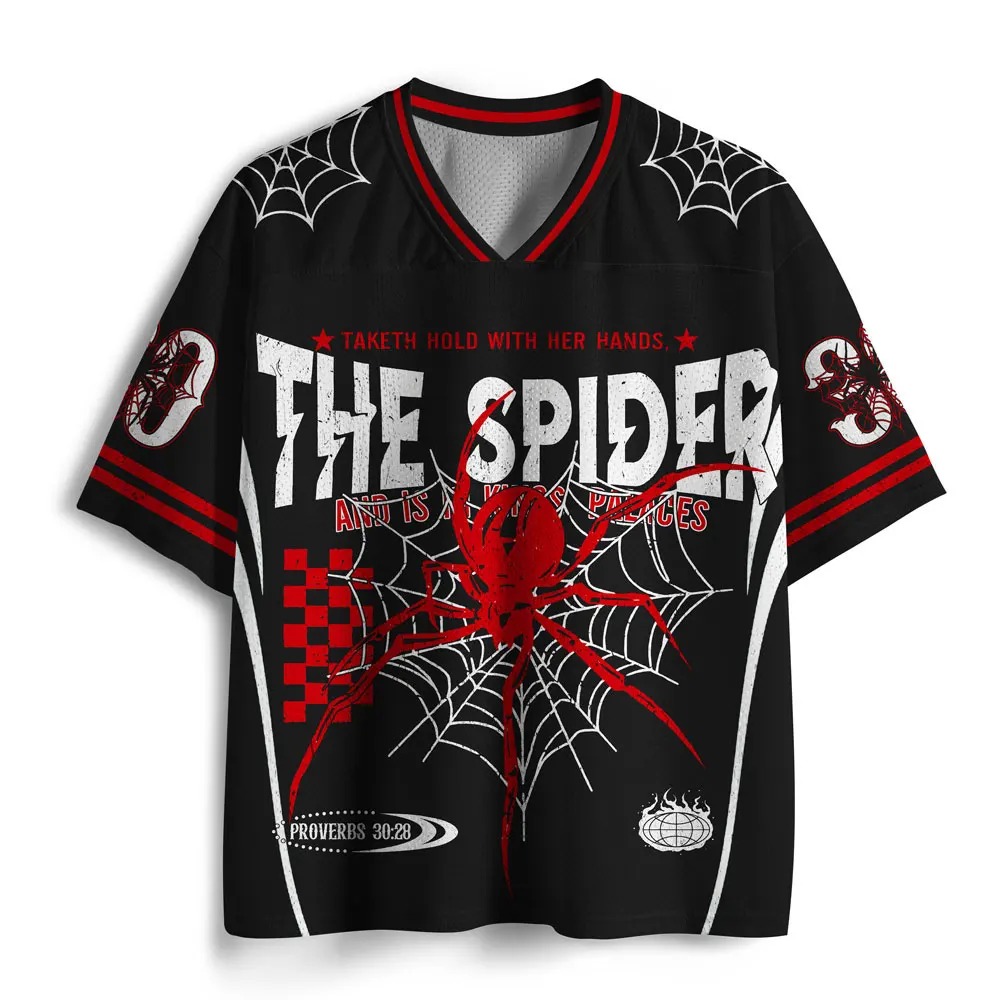 3D Printing Web - Spider Web 3D Printed MenT-shirt V-neck