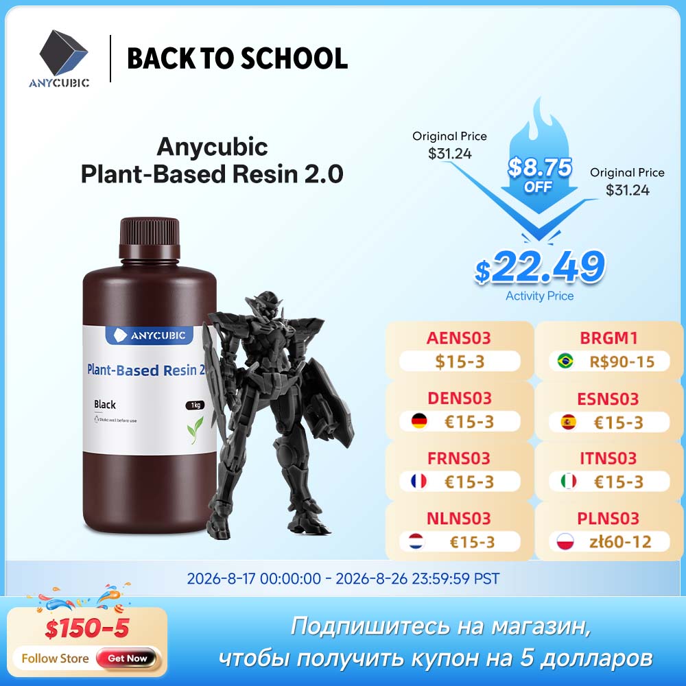 3D Printing Uv Resin - NEWEST ANYCUBIC ECO UV Resin 2.0