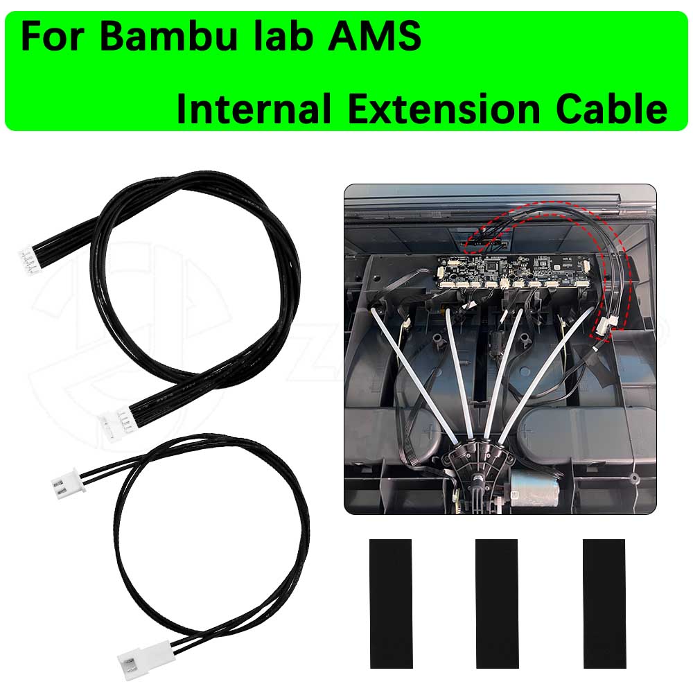 3D Printer Cable Chain - AMS Internal Extension Cable For Bambu