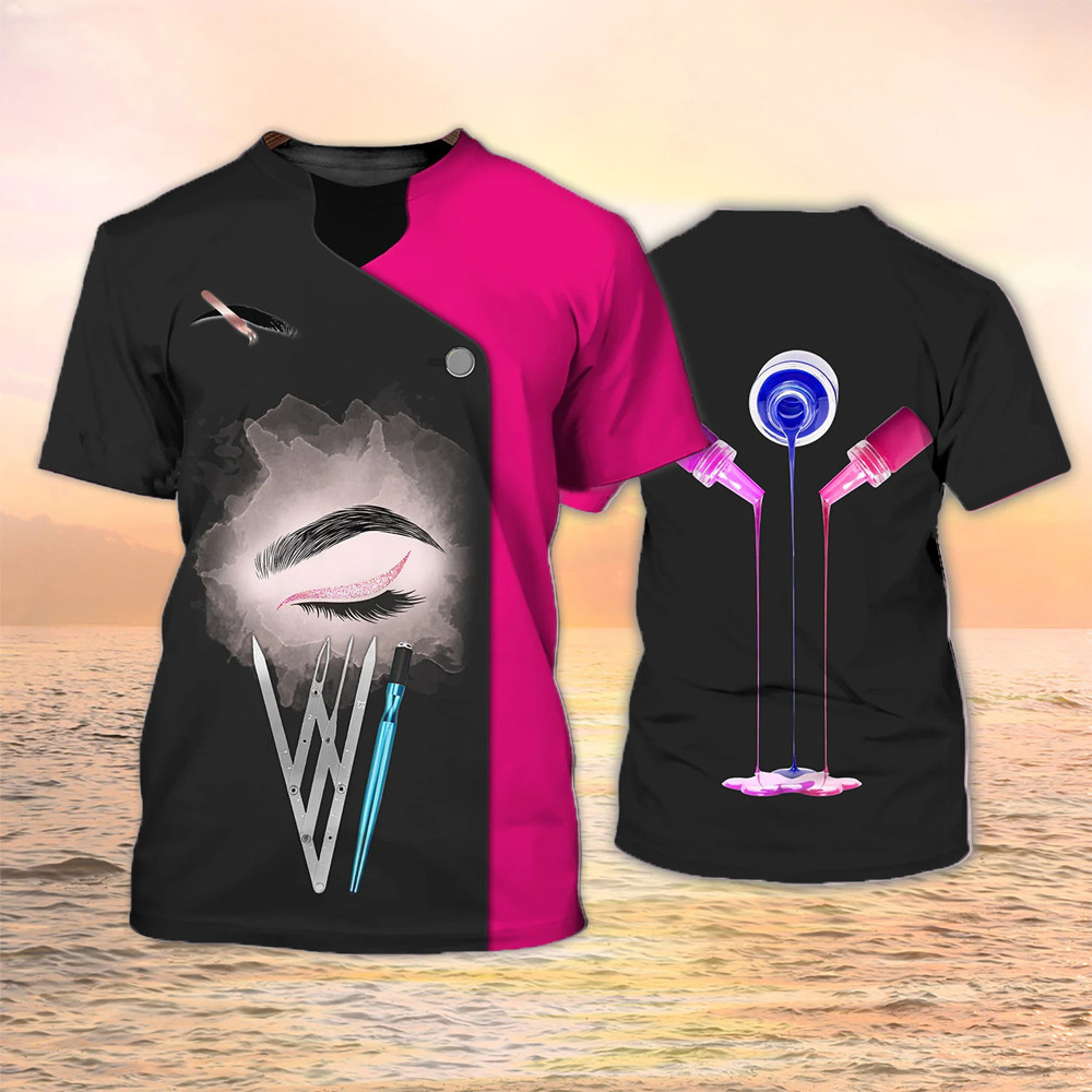 3D Printing Maket - Make Up Artist T-Shirts Cosmetician 3D