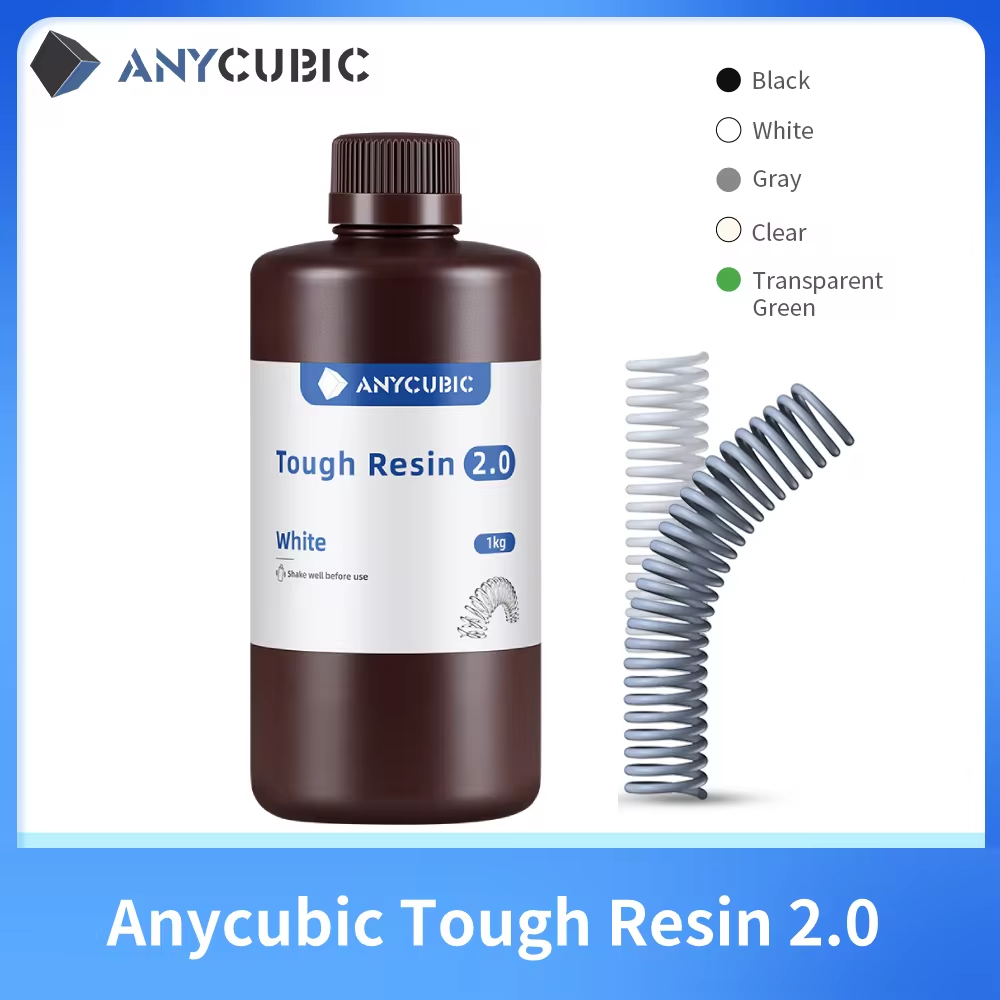 3D Printing Uv Resin - Anycubic Flexible Tough Resin 2.0 LCD