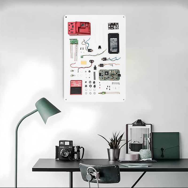 Red Loop Pedal Poster Retro 3D - 3D Printing Wall Loops ulasan dan harga