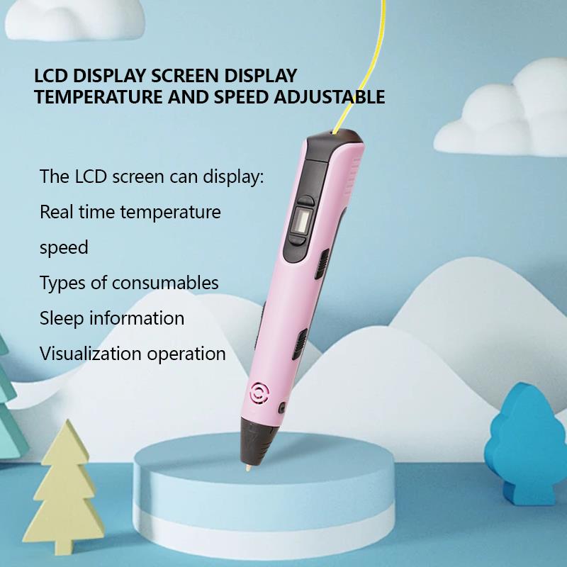 3D Printing Pen Kids with LCD  - 3D Printing Pen For Kids ulasan dan harga