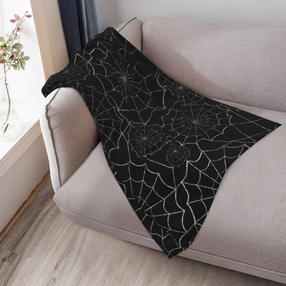 Spider Webs Throw Blanket Outd - 3D Printing Web ulasan dan harga