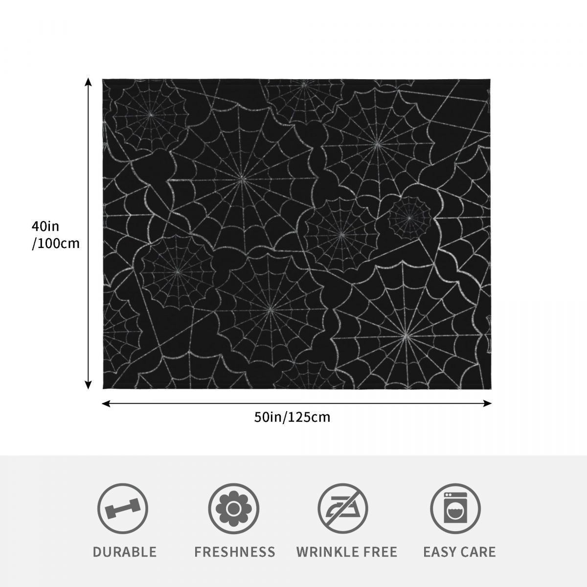 Spider Webs Throw Blanket Outd - 3D Printing Web ulasan dan harga