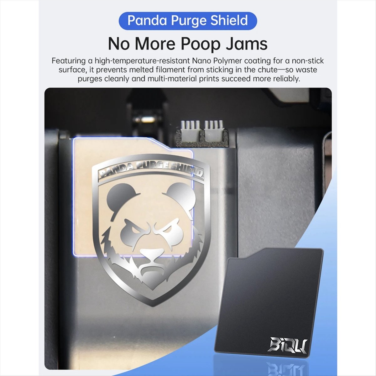 L70A BIQU Panda Purge Shield S - 3D Printing Bambu ulasan dan harga