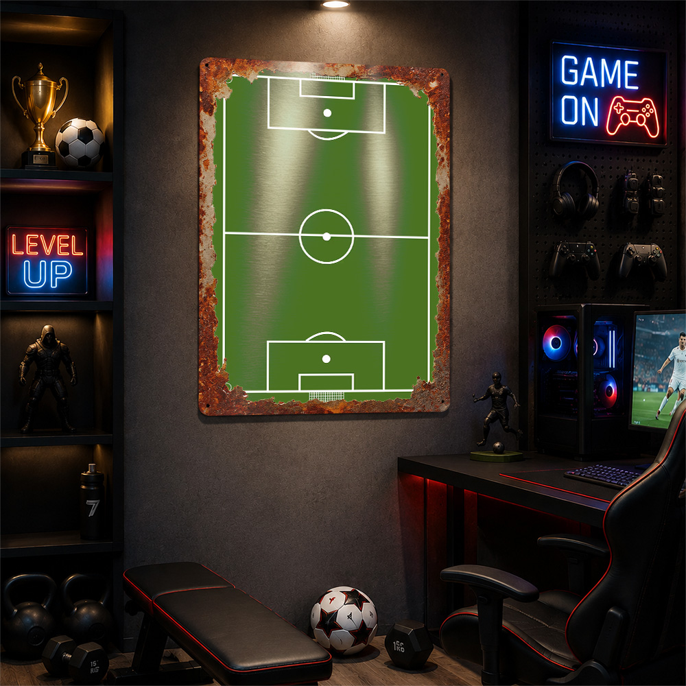Soccer Field Diagram Poster Re - 3D Printing Diagram ulasan dan harga