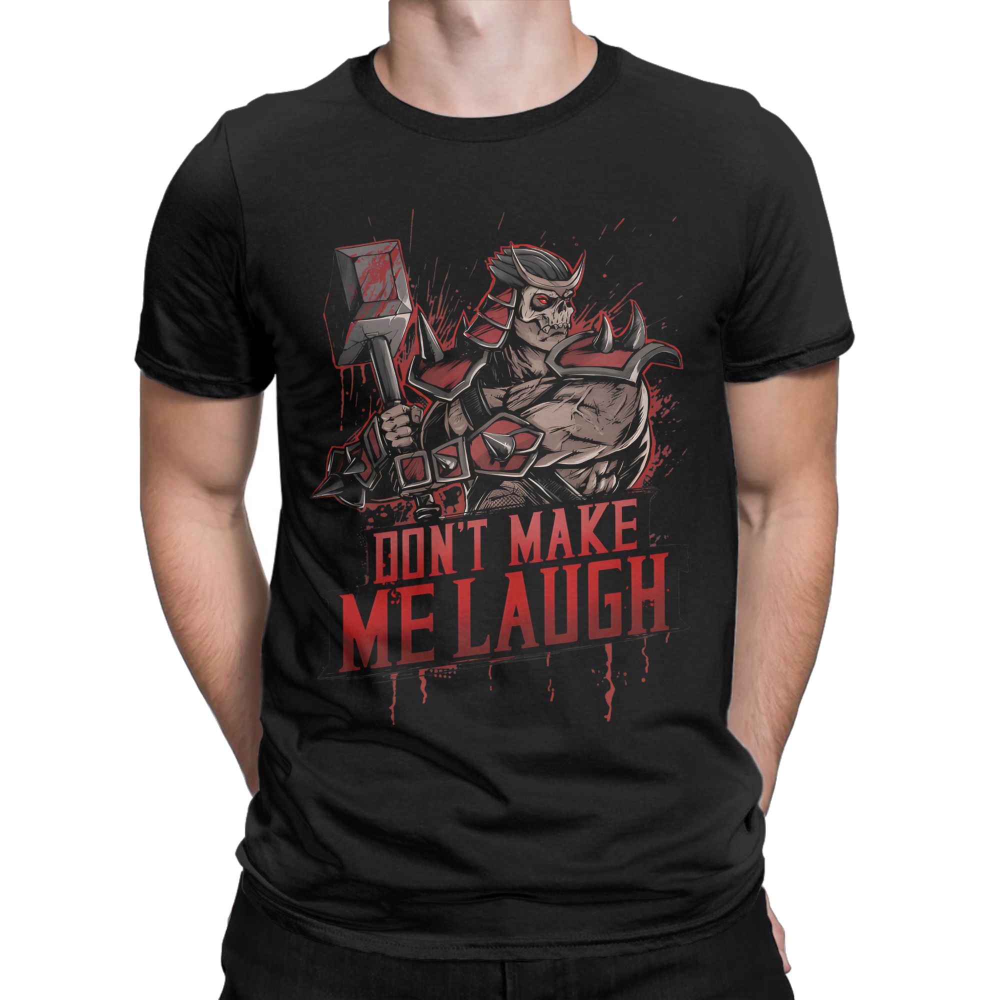 DON'T MAKE ME LAUGH Men T Shir - 3D Printing Maket ulasan dan harga