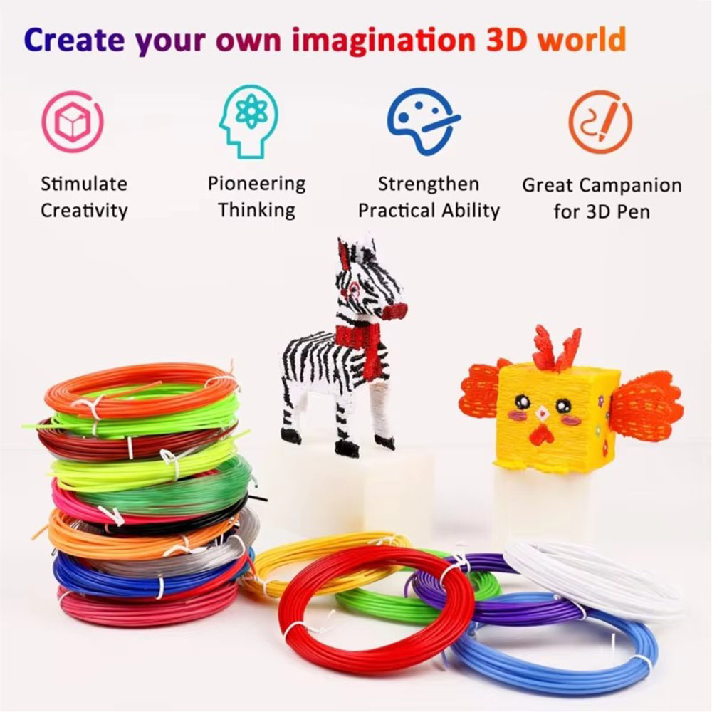 Random Color 10/20/30 Colors P - 3D Printing Pen For Adults ulasan dan harga