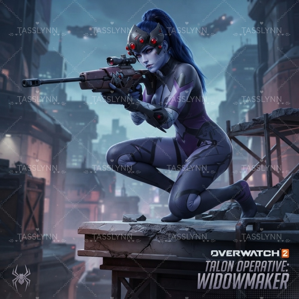 Overwatch Widowmaker Dark Purp - 3D Printing Game ulasan dan harga