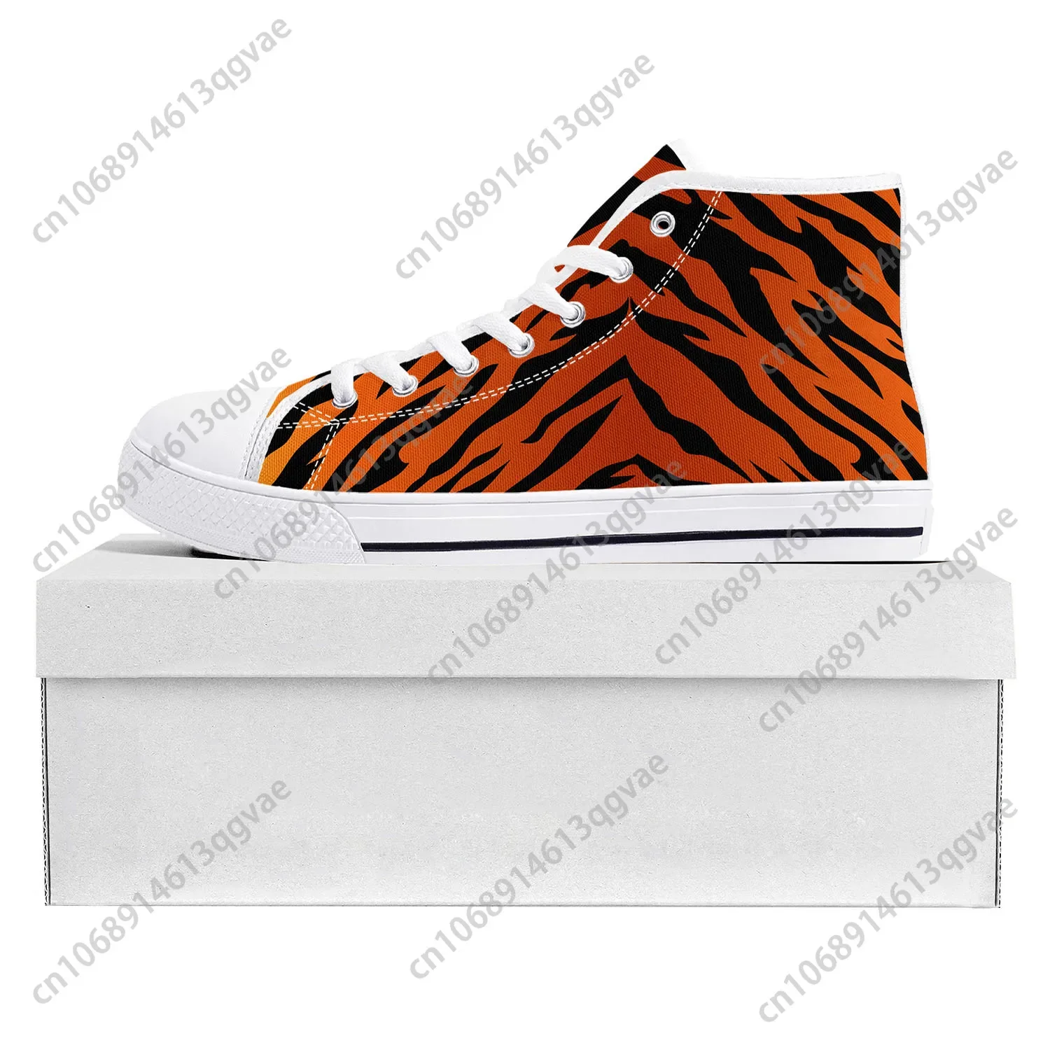 Tiger Stripe 3D Print High Top - 3D Printing Custom ulasan dan harga