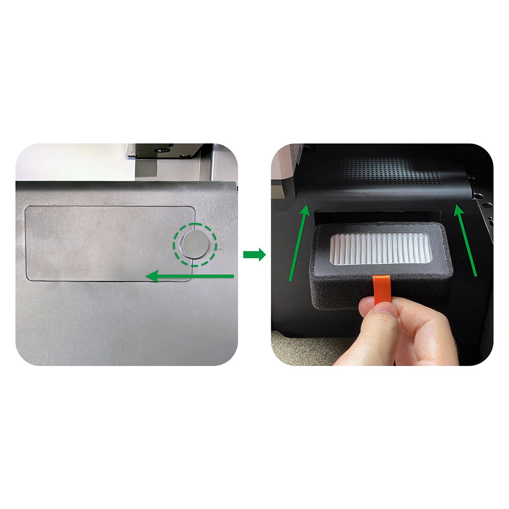 2PCS Dual Stage Carbon Air Fil - 3D Printing X1 Carbon ulasan dan harga