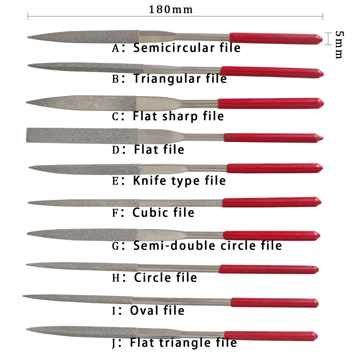 10Pcs Diamond Needle File Set  - 3D Printing File Free ulasan dan harga