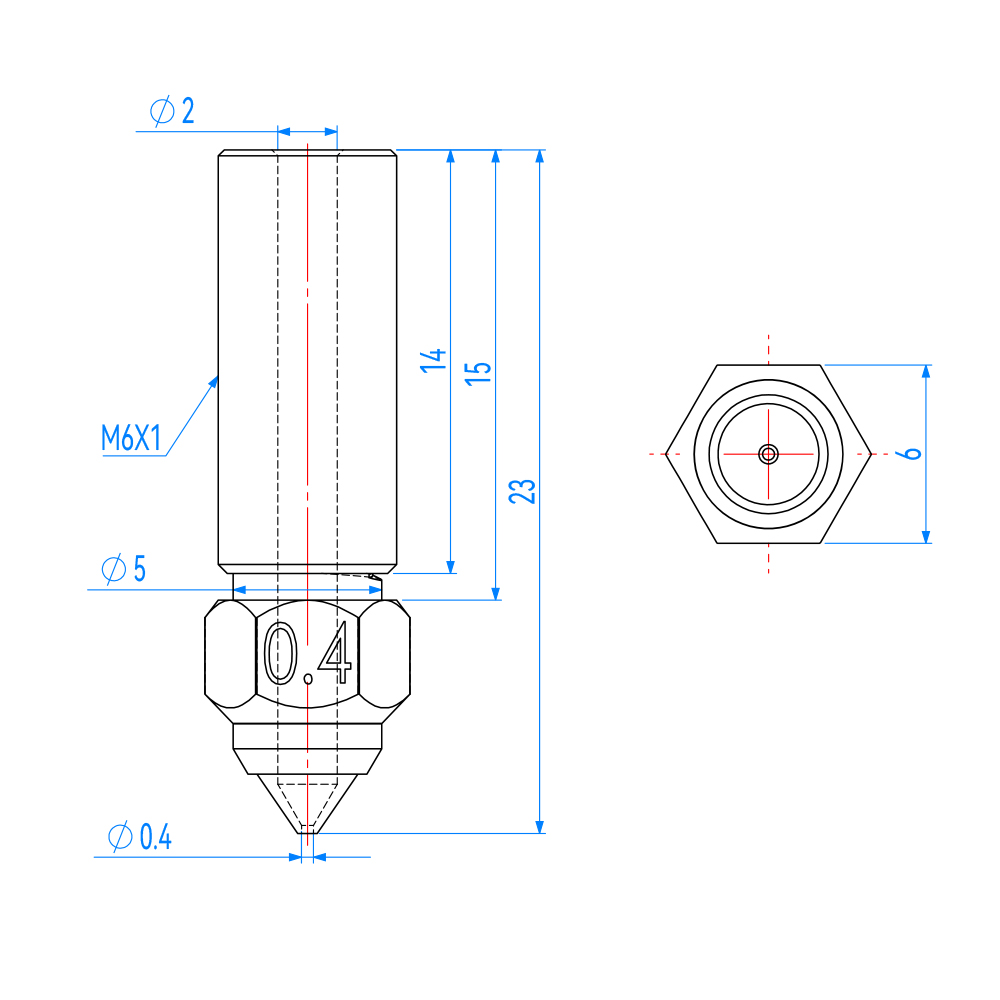 Nozzle For Creality K1 K1 Max  - Creality Printer K1 ulasan dan harga