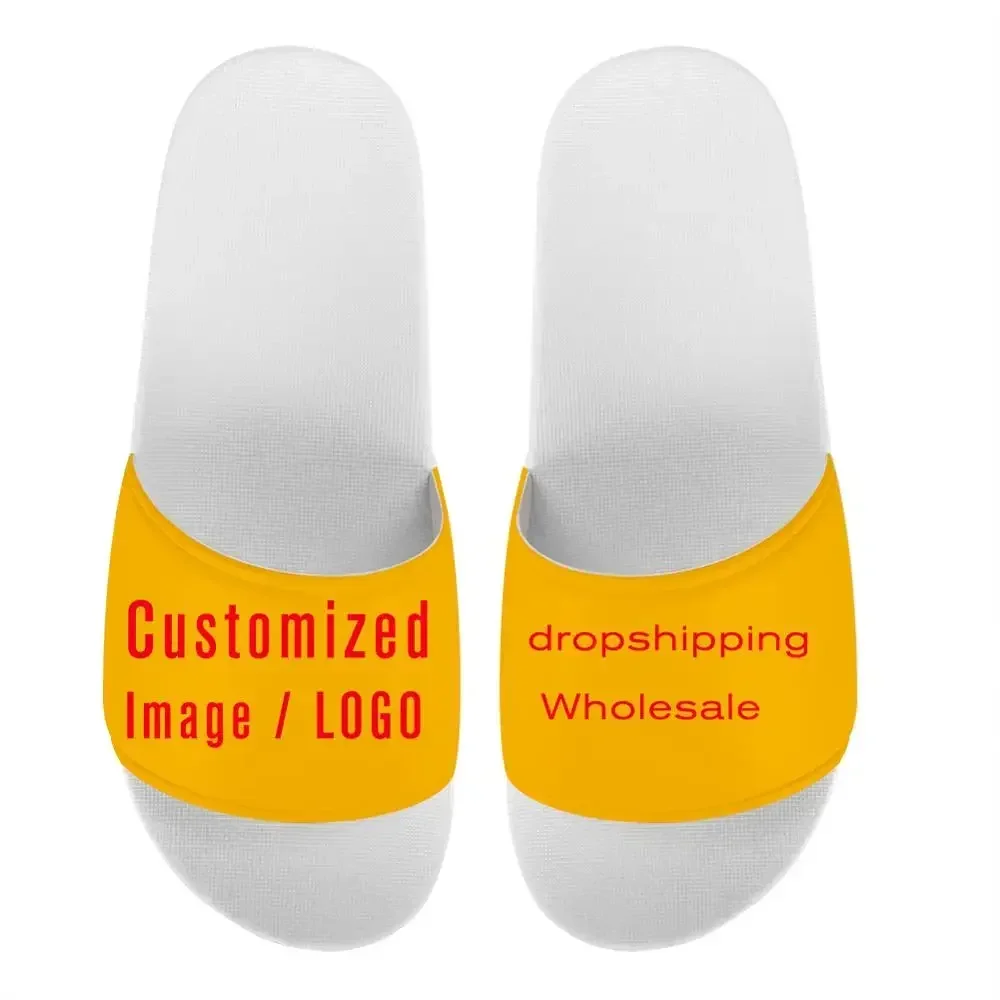 Custom Shoes Men Slippers Flip - 3D Printing Custom ulasan dan harga
