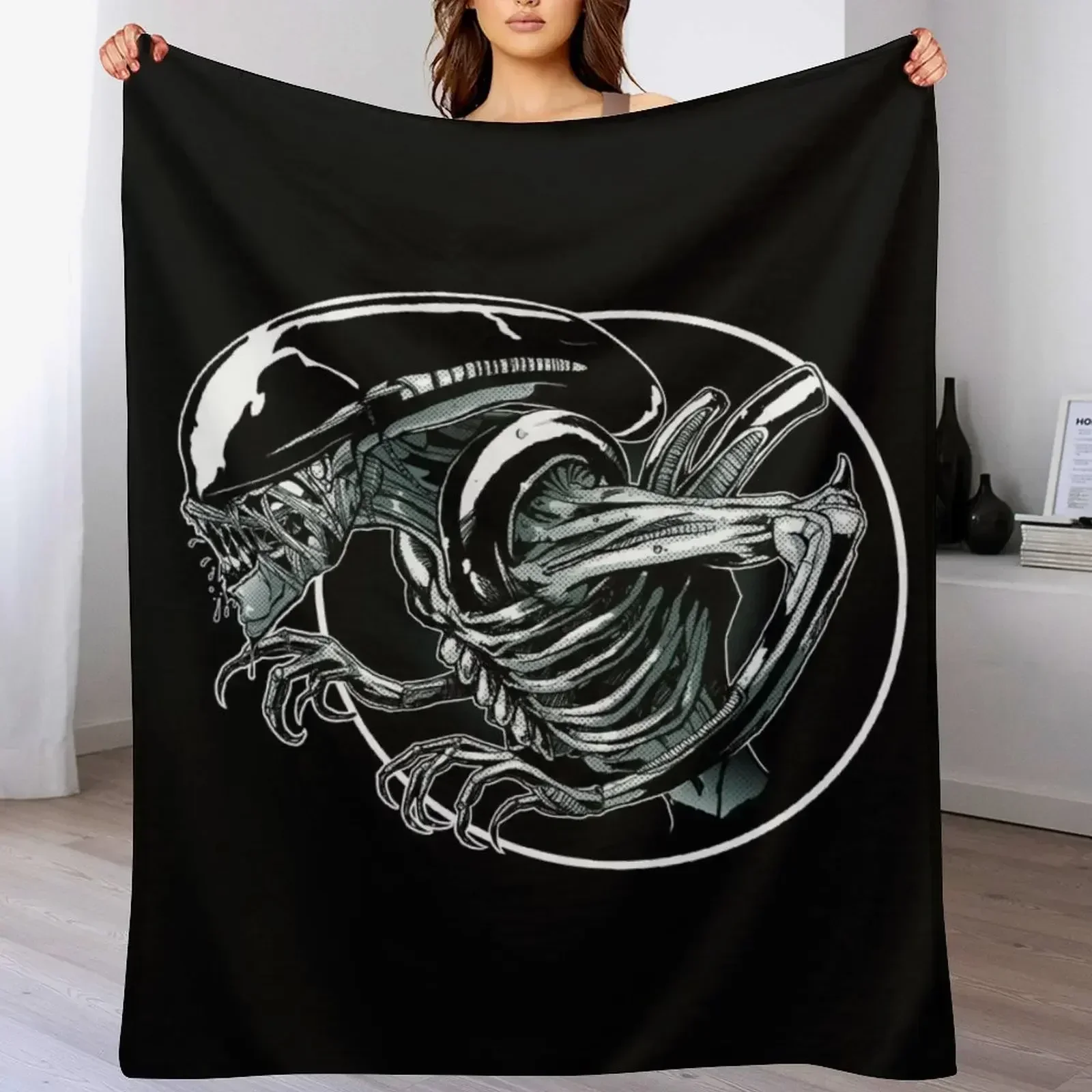 aliens xenomorph Throw Blanket - 3D Printing Xenomorph ulasan dan harga