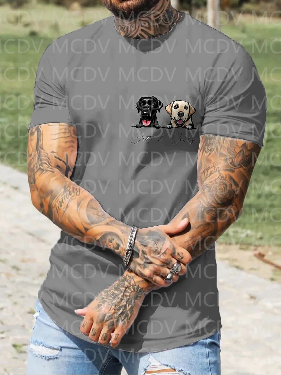 Summer Men's Love Dog Make Me  - 3D Printing Maket ulasan dan harga