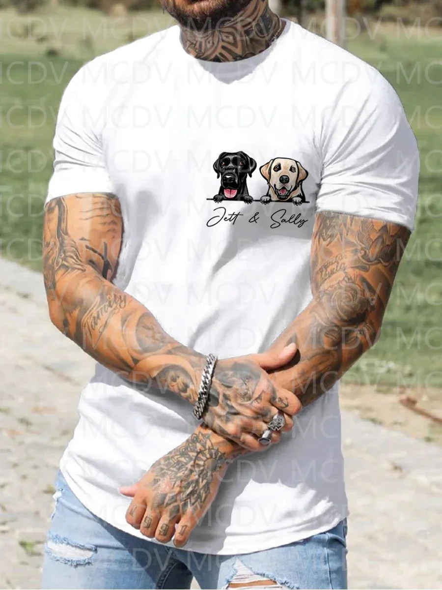 Summer Men's Love Dog Make Me  - 3D Printing Maket ulasan dan harga