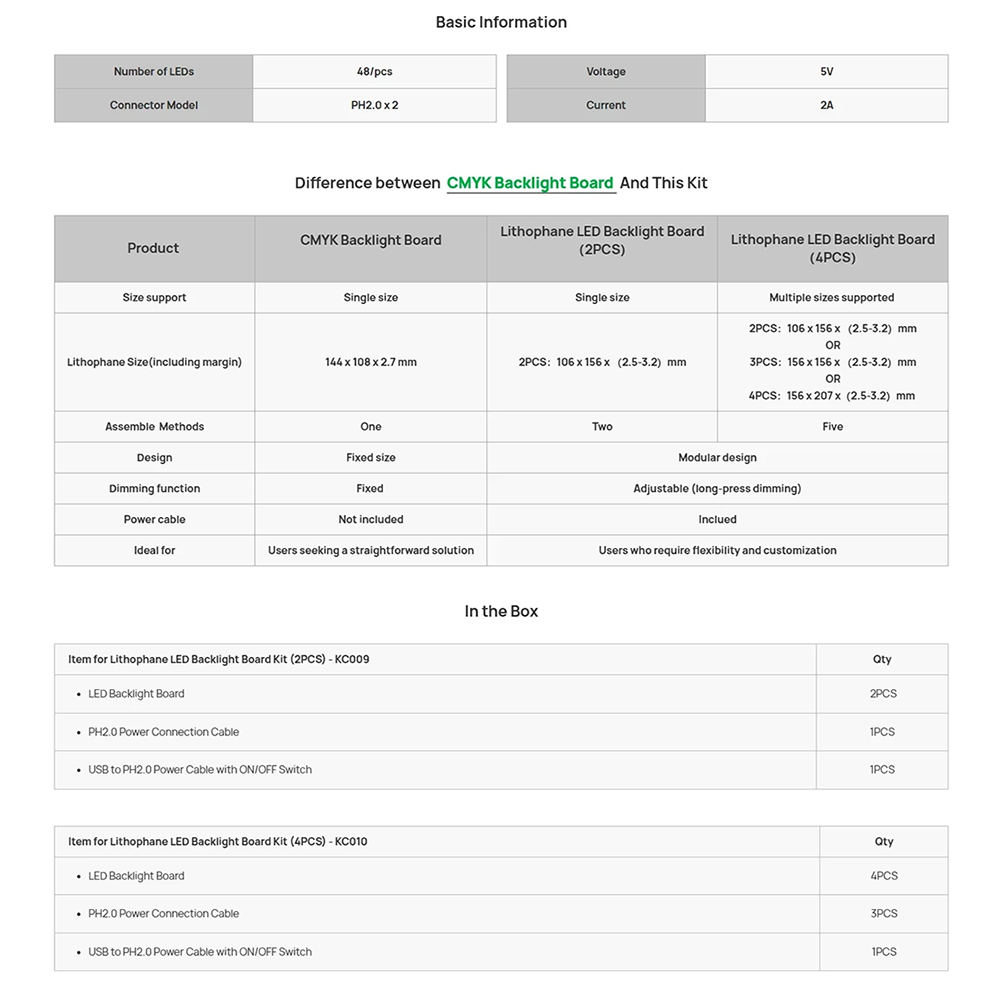 For Bambu Lab Lithophane LED B - 3D Printing Bambu ulasan dan harga