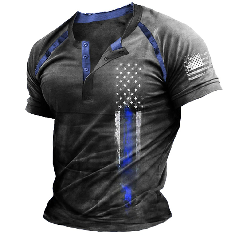 Funny 3D American Flag Print M - 3D Printing Kpop ulasan dan harga