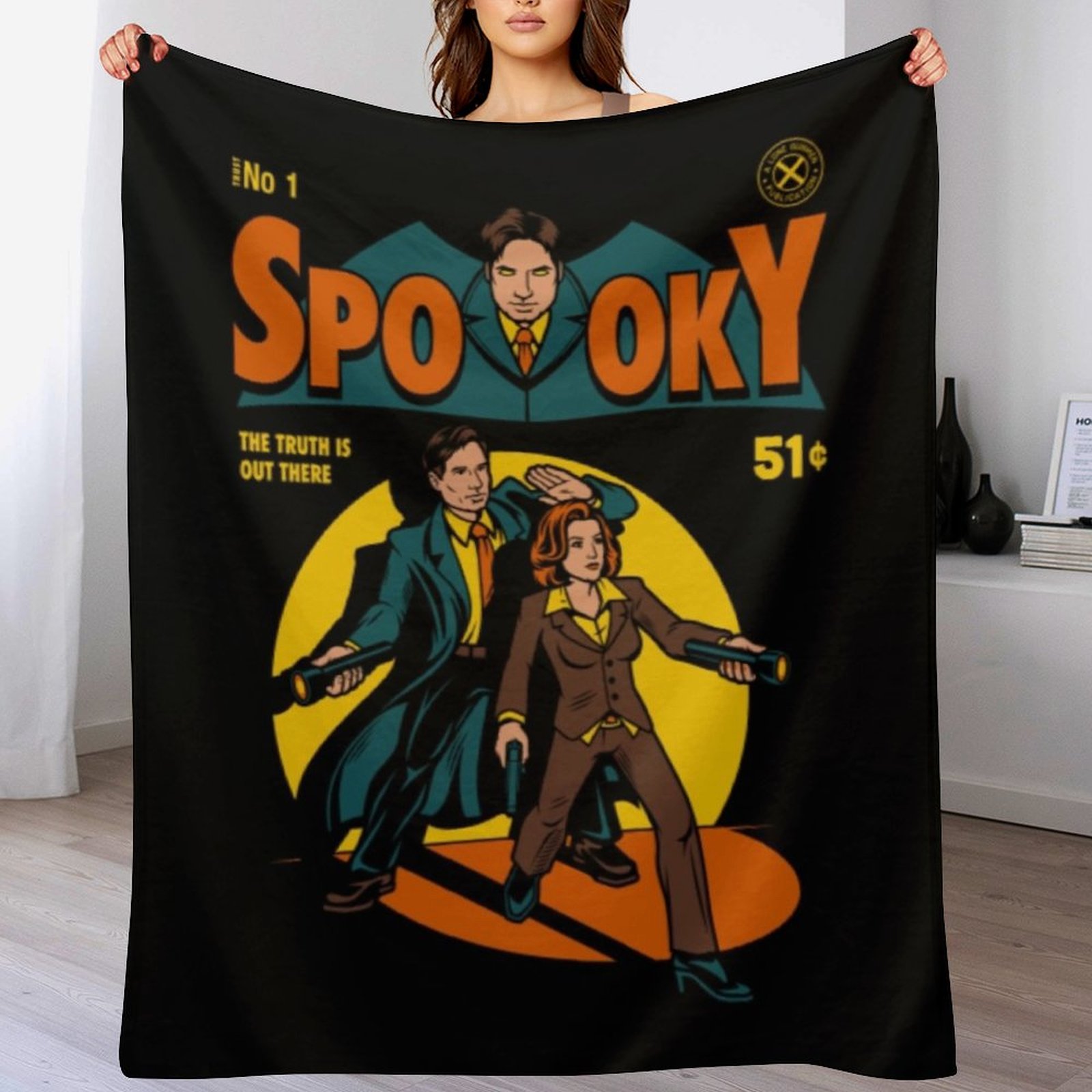 X Files, Spooky Comic Throw Bl - 3D Printing File Free ulasan dan harga