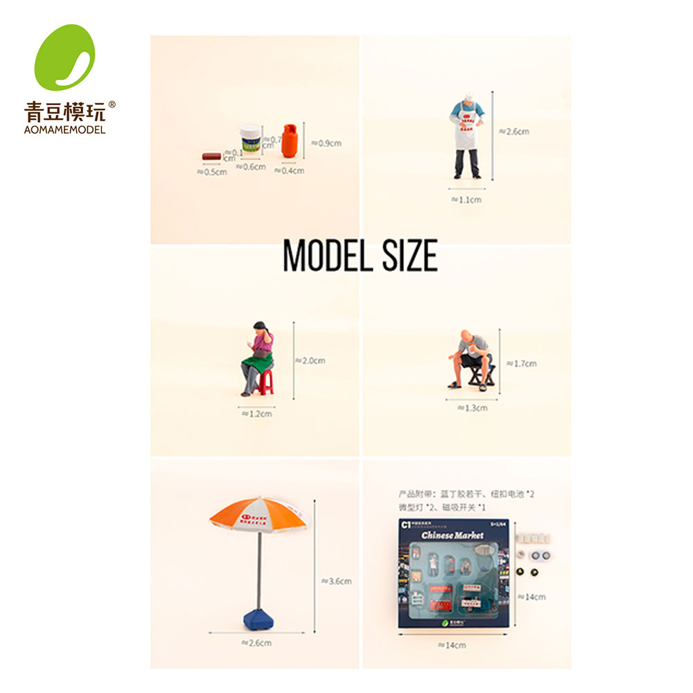 1/64 Night market s Model Kit- - 3D Printing Nyc ulasan dan harga