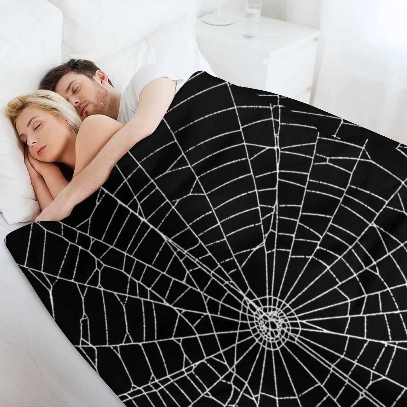 Spider Spider Web Throw Blanke - 3D Printing Web ulasan dan harga
