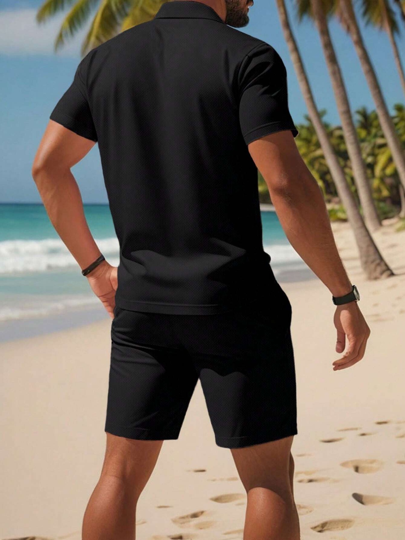 2026 Summer Men's Polo Shirt S - 3D Printing Kpop ulasan dan harga