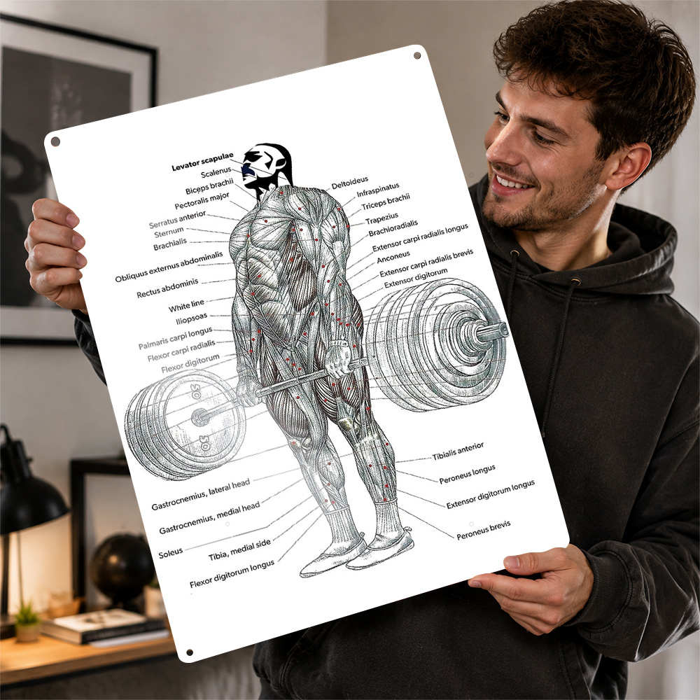 Deadlift Muscle Anatomy Diagra - 3D Printing Diagram ulasan dan harga