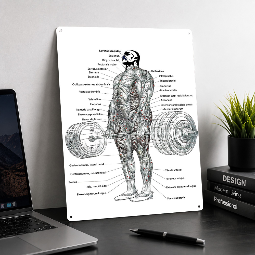 Deadlift Muscle Anatomy Diagra - 3D Printing Diagram ulasan dan harga
