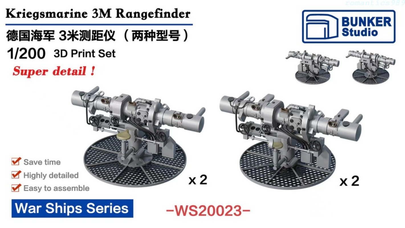 BUNKER Studio WS20023 1/200 Kr - 3D Printing Nyc ulasan dan harga