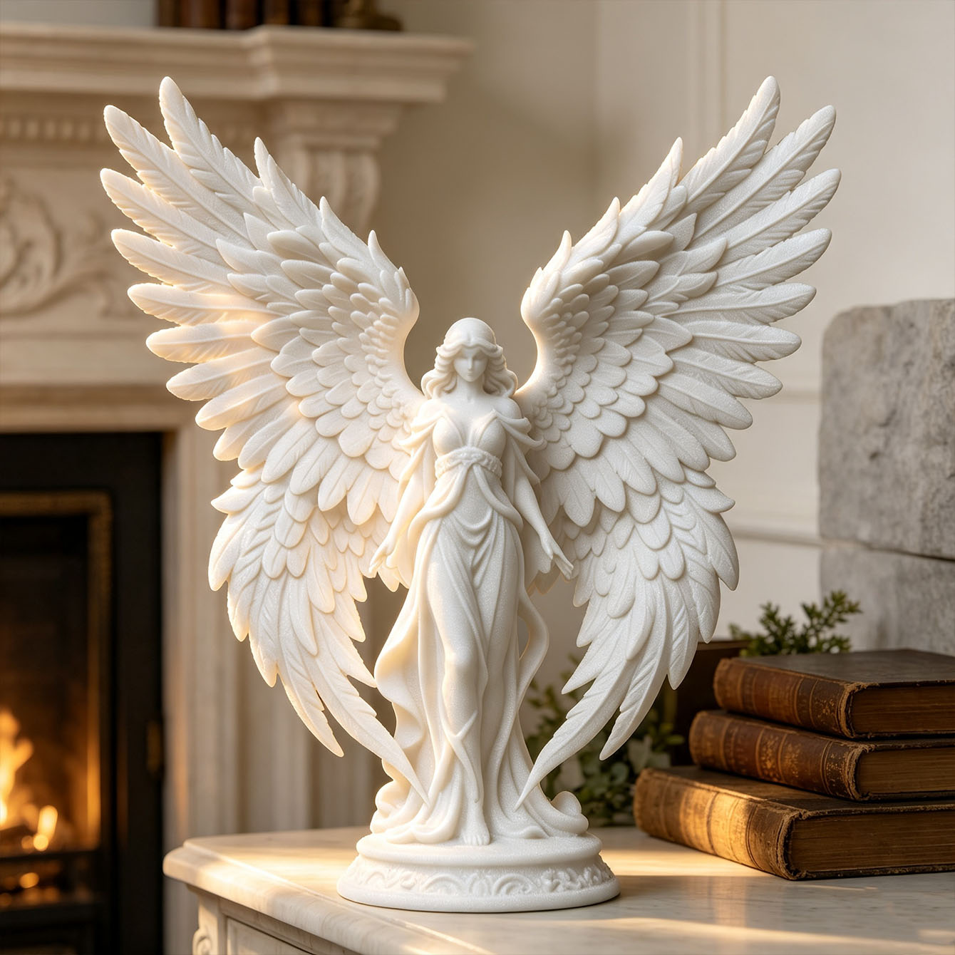 Light Luxury 3D Printed Angel  - 3D Printing Nyc ulasan dan harga