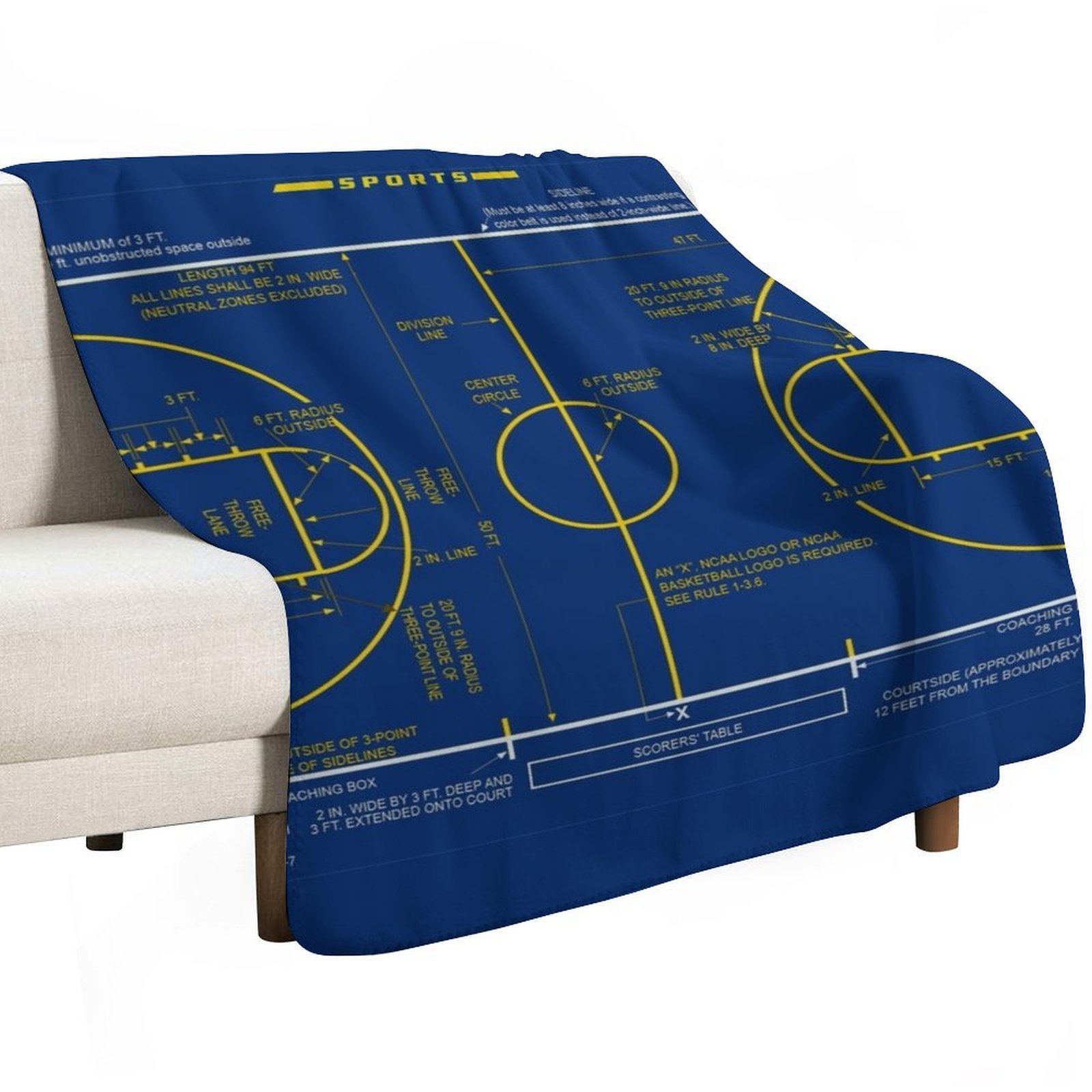 College Basketball Court Diagr - 3D Printing Diagram ulasan dan harga