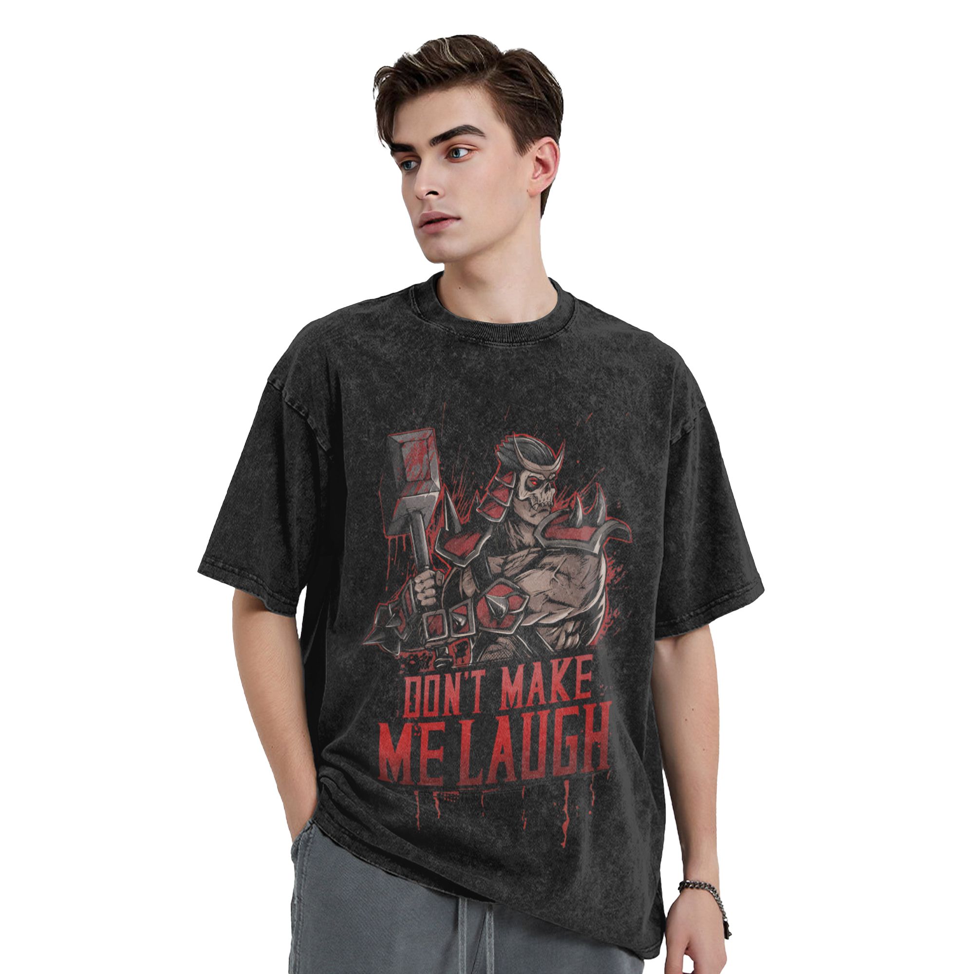 DON'T MAKE ME LAUGH T Shirts M - 3D Printing Maket ulasan dan harga